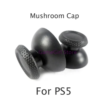 100шт Черный 3D аналоговый джойстик, палочки для большого пальца, грибовидный колпачок для PlayStation 5, замена геймпада для PS5