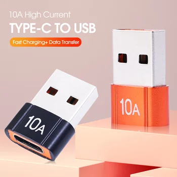10A USB 3.0 Type-C Адаптер для передачи данных Type C OTG Конвертер USB C между мужчинами и USB-женщинами для Macbook Xiaomi Samsung 20 Быстрый разъем OTG