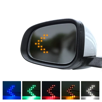 2шт Автомобильная светодиодная подсветка зеркала заднего вида для BMW F20 F21 F31 G31 F11 E61 E60 X1 F48 X2 F39 X3 G01 F25 E83