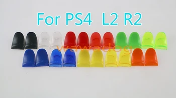 50 пар красочных кнопок удлинения L2 R2 Удлинители триггера Геймпад для PlayStation 4 Аксессуары для игрового контроллера PS4