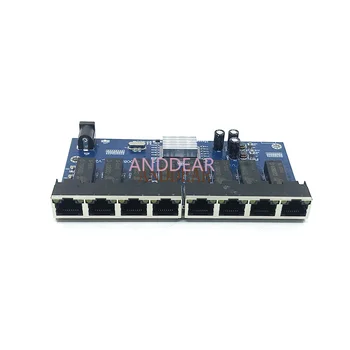 8-портовый Гигабитный коммутатор для настольных ПК RJ45 Ethernet-коммутатор 10/100/1000 Мбит / с, концентратор локальной сети, коммутатор 8 портов PCBA