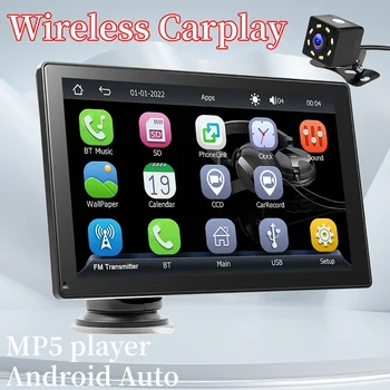 9-Дюймовый автомобильный Универсальный Беспроводной Bluetooth Carplay Android Auto MP5 Плеер Автомагнитола HYUNDAI Сенсорный Мультимедийный Ресивер