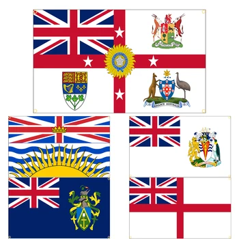 90x150 см Исторический флаг с местными этническими особенностями в Великобритании Печатный баннер с флагом Великобритании для декора (британский флаг)