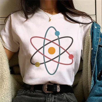 Atom Melecule science топ женский аниме манга летняя футболка женская уличная одежда harajuku забавная одежда