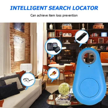 Bluetooth Смарт-GPS-трекер для домашних животных, собака, детский кошелек для ключей, защита от потери сигнализации, Искатель