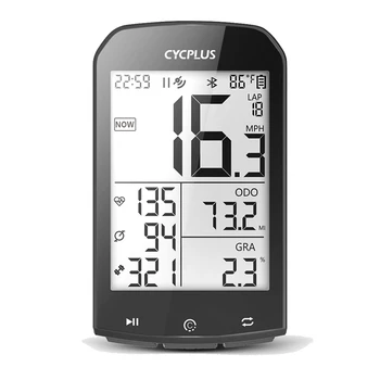 CYCLPLUS, 1 шт., M1, Велосипедный спидометр с GPS, Черный Велосипедный компьютер, Bluetooth 4.0, ANT, Пробег, Водонепроницаемые Аксессуары для велосипедов