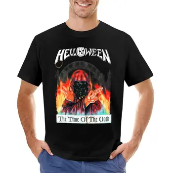 Helloween - футболка Time of the Oath, корейская модная милая одежда, облегающие футболки для мужчин