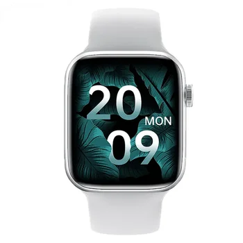 IWO Smart Watch Men Women Series 6 Спортивные 1,75-дюймовые смарт-часы 44 мм с фитнес-браслетом для Android IOS Iphone