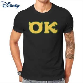 Oozma Kappa Monsters University, мужские футболки Disney, креативные футболки Monsters Inc, футболки с коротким рукавом и круглым вырезом, одежда