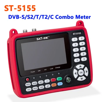 Satlink ST-5155 Цифровой спутниковый измеритель DVB-S2X/S2/S, DVBT/T2, DVB-C, H.265 (10 бит) БЕЗ видеонаблюдения