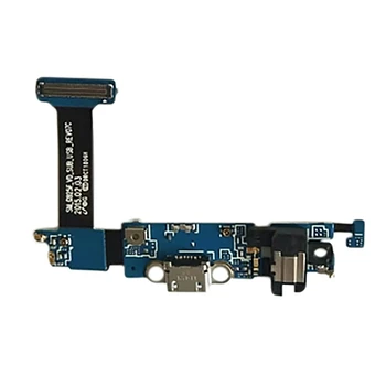 USB-док-станция, порт для зарядки, гибкий кабель для Samsung Galaxy S6 Edge / G925F с заменой микрофона и разъема для наушников