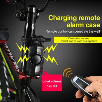 USB Зарядка Беспроводной пульт дистанционного управления Вибрационная Сигнализация Велосипед Мотоцикл Электромобиль Автомобиль Охранная Сигнализация для дома Сенсорная сигнализация
