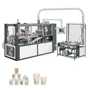 Автоматическая машина для изготовления кофейных чашек с двойными обоями марки Yugong, оборудование для производства бумажных изделий с горячим напитком Ripple, кофе, чая