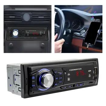 Автомобильный Bluetooth MP3-плеер с громкой связью, USB-накопитель, мультимедиа 12V с дистанционным управлением
