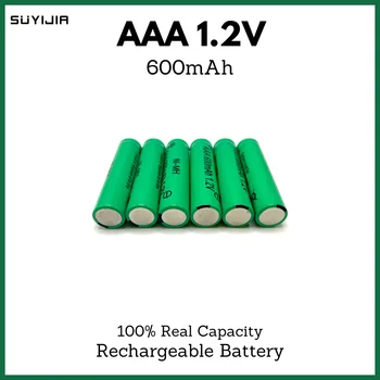 Аккумуляторная батарея 1,2 В AAA 600 мАч Ni-MH Аккумулятор Светодиодный игрушечный фонарик с дистанционным управлением Бритва для замены электрической зубной щетки