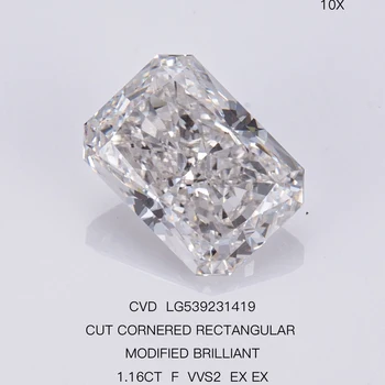 Выращенные в лаборатории бриллианты свободной сияющей формы, Сертификат IGI, Сияющая огранка