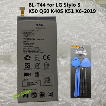 Высококачественный Аккумулятор BL-T44 Для LG Stylo 5 K50 Q60 K40S K51 X6-2019 X6 2019 Batteria