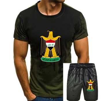 Горячая распродажа летней футболки с гербом Ирака