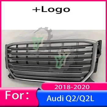 Для Audi Q2/Q2L 2018 2019 2020 Решетка переднего бампера автомобиля, центральная панель для укладки верхней решетки (модифицирована для стиля SQ2)