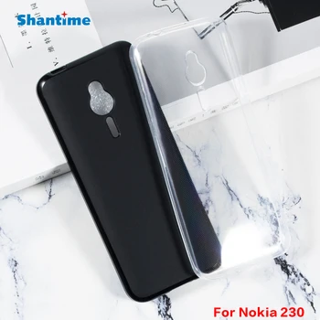 Для Nokia 230 Гелевый пудинг Силиконовая защитная задняя крышка телефона для Nokia 230 мягкий чехол из ТПУ