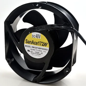 Для Sanyo San Ace172W 9WG5748P5G003 DC 48V 2.91A 6500 об/мин 17 см Провода Приводят Вентилятор Охлаждения постоянного тока