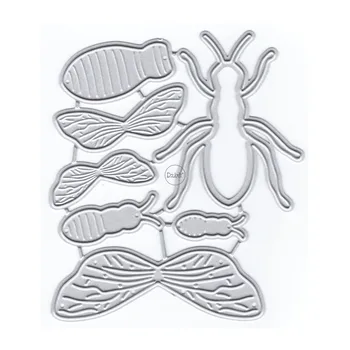 Металлические штампы для резки крыльев бабочки DzIxY для изготовления открыток, наборы штампов для тиснения бумаги, Альбомные поделки 2023 Новые шаблоны и трафареты