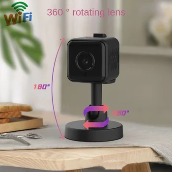 Мини-Камера WiFi Smart Home Surveillance Kamera Радионяня 1080p IR Ночное Обнаружение Движения Безопасности Беспроводная Видеокамера IP Cma