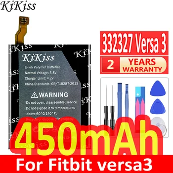Мощный аккумулятор KiKiss LSSP281324AB для Fitbit versa3 versa 3/Для аккумуляторов Sense 352325 Surge Charge HR LSSP031420AB