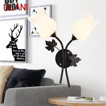 Настенные светильники ULANI, современные креативные светодиодные бра, Светильники в форме цветка для дома, спальни