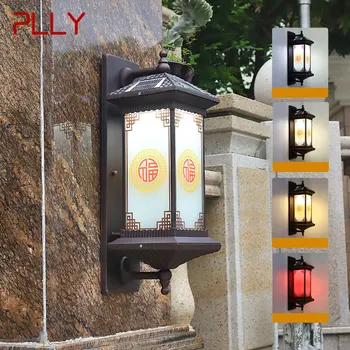Настенный светильник PLLY Solar Винтажное уличное бра LED Водонепроницаемое IP65 для домашнего декора внутреннего двора балкона