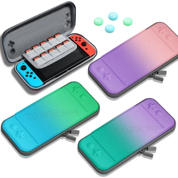 Новая градиентная красочная сумка для переноски Nintendo Switch Аксессуары Nintendo Switch Устойчивый к царапинам жесткий защитный чехол в виде ракушки Сумочка