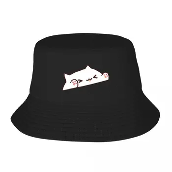 Новая забавная панама с котом Бонго, милая Кепка на заказ, забавная шляпа для гольфа, Женская шляпа, мужская