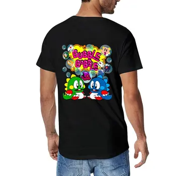 Новая футболка в стиле ретро с пузырьками, быстросохнущая футболка, облегающие футболки с аниме для мужчин