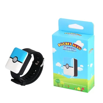 Новый браслет с автоматической фиксацией для Pokemon Go Плюс перезаряжаемый квадратный браслет Bluetooth для Android Ios