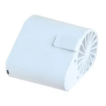 Носимый поясной вентилятор, 3-скоростной USB-вентилятор для охлаждения, мощный воздушный поток, персональный вентилятор, Летние принадлежности для кемпинга, рыбалки