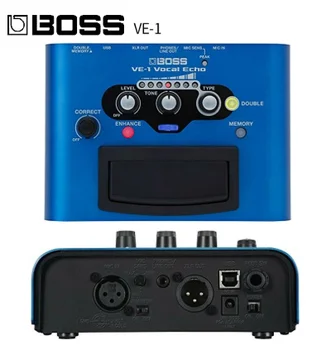 Оригинальный BOSS VE-1 Вокальный Эхо-Гармонист, процессор эффектов, гитарная педаль Stompbox