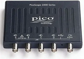 ОСЦИЛЛОГРАФ PICO PICOSCOPE 2405A PC USB, цифровой запуск, PicoScope 2000, 4 канала, 25 МГц, 500 МС/с, 48 кпт