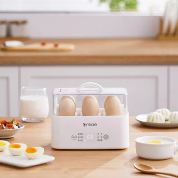 Пароварка для приготовления 6 яиц, Многофункциональная электрическая яйцеварка быстрого приготовления, автоматическое отключение, Универсальные инструменты для приготовления омлета, Кухонная утварь для завтрака
