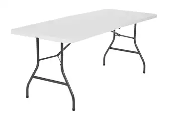 Складной столик Cosco на 6 футов в белую крапинку