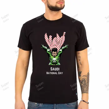 Тема Национального дня Саудовской Аравии Модальная футболка Y2k Clothing Рубашка Мужская Женская Спортивная Рубашка Уличная Одежда Графическая Женская футболка Футболки Мужские