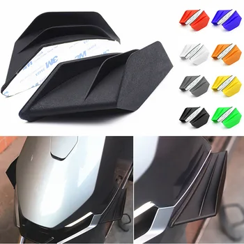 Универсальный комплект аэродинамического спойлера для мотоцикла с клейкой наклейкой для украшения мотоцикла для Kawasaki ninja 250/400
