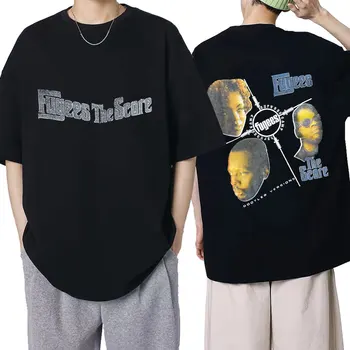 Футболка хип-хоп группы The Fugees Score с Европейским концертным туром, готические футболки оверсайз Lauryn Hill, мужская и женская футболка, уличная одежда