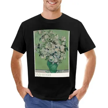Футболки Van Gogh - Roses, мужская одежда, эстетическая одежда, мужские футболки champion