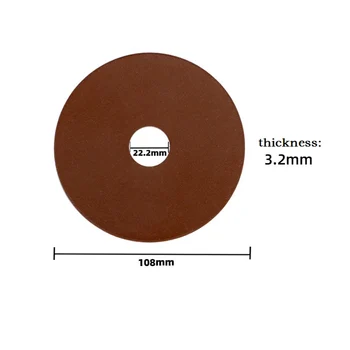 Шлифовальный диск для Бензопилы 108x3,2x22 мм Для Точилки Для Бензопилы Для Резки Для Полировки 3/8\